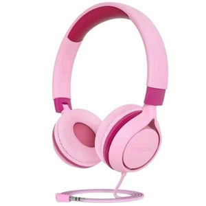 MPOW Kids Headphones Pink Over Ear with Microphone for Girls Boys Teens - Picture 1 of 6