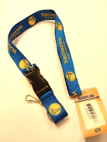 Golden State Warriors NBA Two-Sided Breakaway Lanyard w/Detachable Keychain NWT Cover