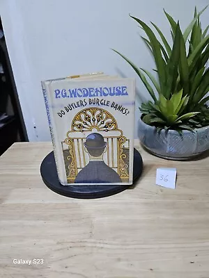Do Butlers Burgle Banks?  By P. G. Wodehouse 1968 First Printing Hardcover  - Image 1 of 4