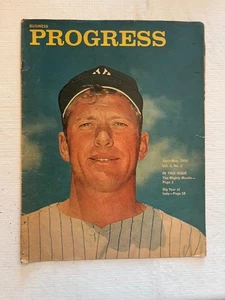 1966 MICKEY MANTLE PROGRESS MAGAZINE-USED - Picture 1 of 1