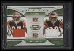 Materiales de colección Donruss Threads Andre Caldwell / Jerome Simpson Rookie - Imagen 1 de 2