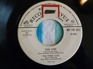 THREE SUNS One Step (Toward The Lord) 45 rpm WHITE LABEL PROMO RCA Victor 1953 - Picture 1 of 1