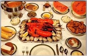 Cartolina Espositore Pesce Rocky Point Park Rhode Island Warwick, RI anni '80 - Foto 1 di 2