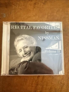 Recital Favorites by Nissman Vol. 2 by Barbara Nissman (CD, 2009). New. *RARE* - Bild 1 von 2