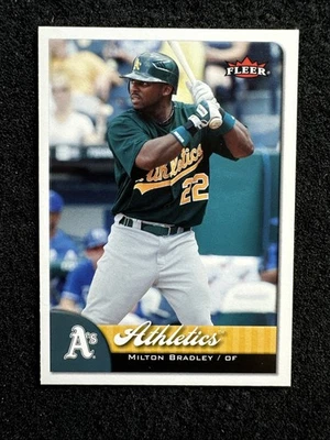Milton Bradley #111 2007 Fleer Baseball cantidad Oakland Athletics Foto 1 de 2
