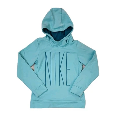 NIKE Sudadera Térmica con Capucha Manga Larga para Niña Talla TEAL: GRANDE NUEVA CON ETIQUETAS $40 Foto 1 de 2