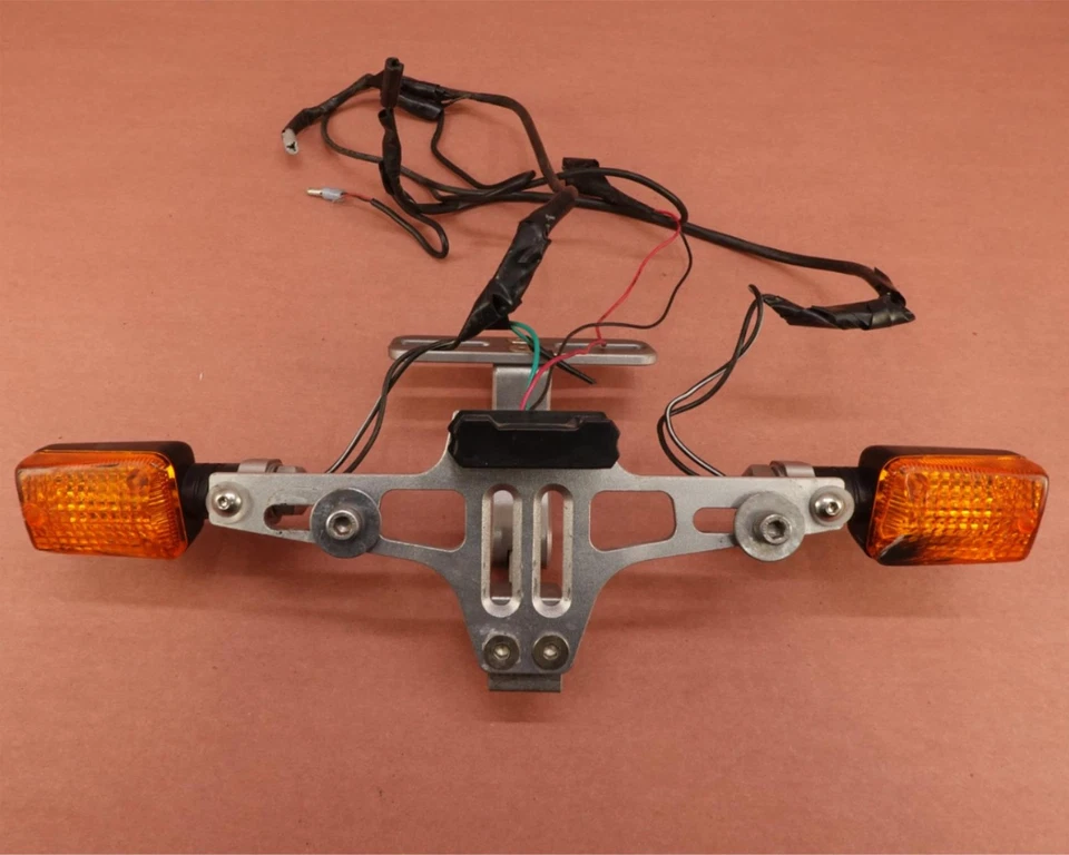 2004-2009 年雅马哈 FZ6-S FZ6S FZ6 FZ600 后车牌架和转弯信号 — 第 1/4 张图片