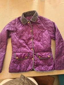 BARBOUR Jacke Steppjacke SHAPED LIDDESDALE Pflaume Gr.40 Cordkragen #2643 - Bild 1 von 3