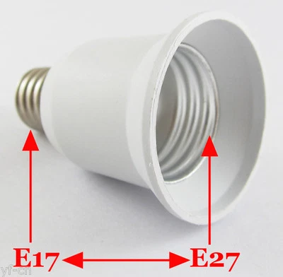 50x E17 Male To E26/E27 Lampholder Bulbs Converter Candelabra Light Base Socket - Image 1 of 4