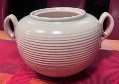 5 L - Bowle Rumtopf ohne Deckel Glühwein, h´grün glasiert Keramik or. 60er J - Bild 1 von 4