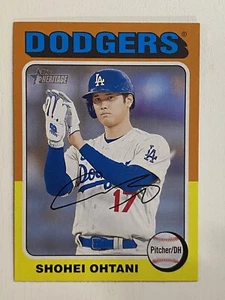 2024 TOPPS HERITAGE BASEBALL #371 SHOHEI OHTANI - LOS ANGELES DODGERS - Bild 1 von 2