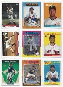 2019 TOPPS ARCHIVES #'s 1-200  ( RC's, STARS, HOF ) - WHO DO YOU NEED!!!