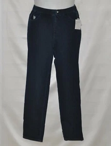 Quacker Factory Regular DreamJeannes anziehbare schmale Beinhose Größe XS dunkel Indigo - Bild 1 von 2