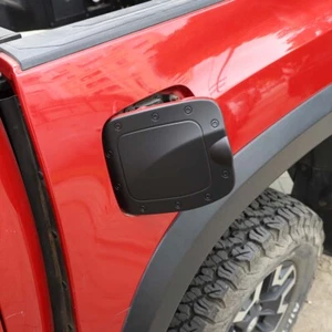 Cubierta de tapa de tanque de combustible de puerta lateral negra mate para Toyota Tacoma 2016-2023 EE. UU. - Imagen 1 de 20