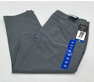 Eddie Bauer Pantaloni Crop Donna Ripstop, Grigio, Taglia 10 E9 AB9 AJ9 AK - Foto 1 di 1
