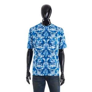 Berluti 650$ T-Shirt Indigoblau bedruckt - Bild 1 von 8