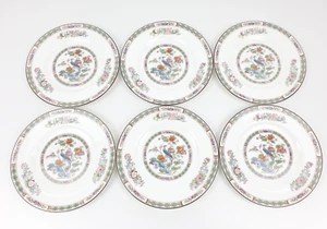 6 x Wedgwood Kutani Crane Rimmed Side Plates 17.6 cm / 7 " - Picture 1 of 7