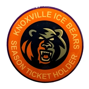 Knoxville Ice Bears Season Ticket Holder metal pin button hockey Tennessee - Picture 1 of 2