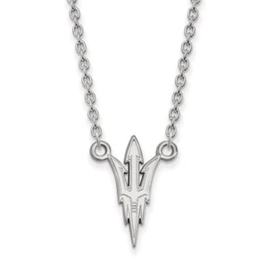 Arizona State University Pitchfork Pendant 18" Necklace SS012AZS-18 $111.90 - Picture 1 of 2