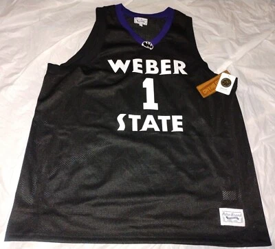 Camiseta deportiva universitaria Damian Lillard Weber State Wildcats NCAA NUEVA CON ETIQUETAS 3XL Foto 1 de 4