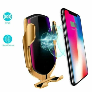 CARICABATTERIE PER AUTO WIRELESS SUPPORTO SMARTPHONE R1 CON SENSORE DI APERTURA - Foto 1 di 4