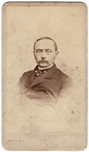 Leopold Hasner von Artha CdV by Winter Prague, 1870 Austrian Politician - Picture 1 of 2