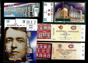 1976 TO 2010-11 MONTREAL CANADIENS TICKET STUB CENTENNIAL NHL HOCKEY SEE LIST - Picture 1 of 431