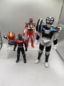 Bandai Kamen Rider Vinyl Action Figure Lot - Japanese Superhero - Picture 1 of 12