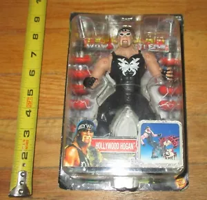 2000 WCW Nuevo Orden Mundial Hollywood Hulk Hogan figura de lucha libre Power Slam WWF WWE caja pequeña - Imagen 1 de 5