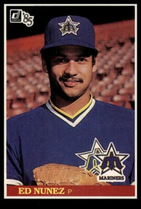 1985 Donruss #484 Ed Nunez - Picture 1 of 2