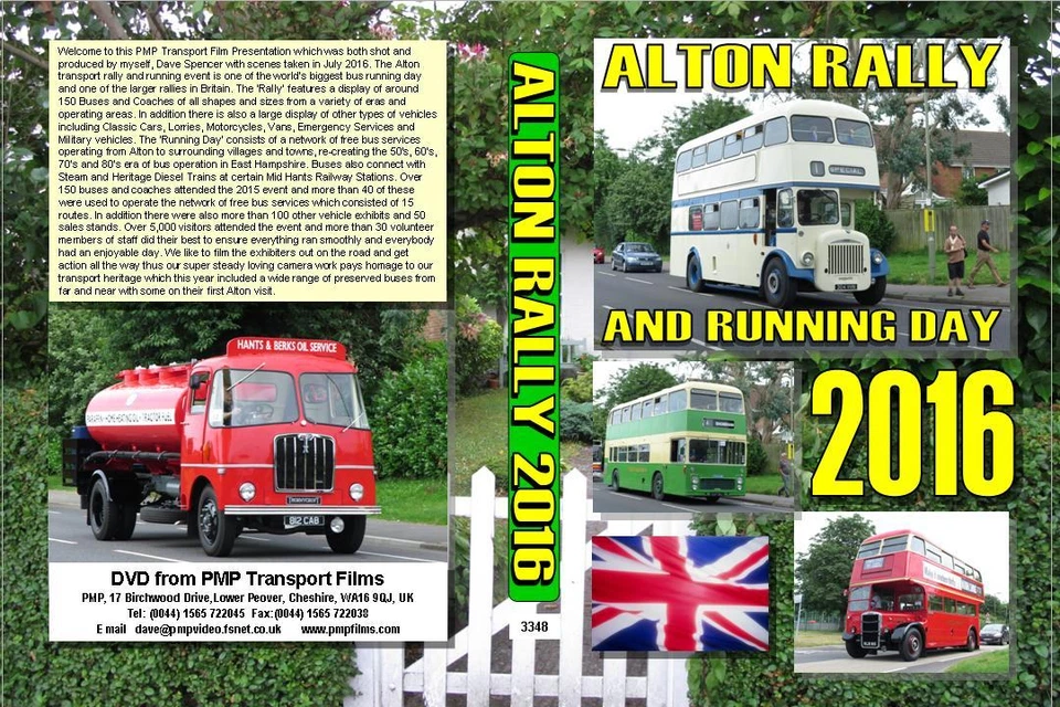 3348. Alton Rally. UK. Buses, Truck, Car. July 2016. A classic year for a classi - Image 1 of 1