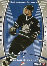 2008/09 Saskatoon Blades - DUNCAN SIEMENS