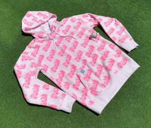 Salem 7 Hoodie F*ck Funny Pink Barbie Font Repeat Print Adult Small Hoodie NWT - Picture 1 of 6