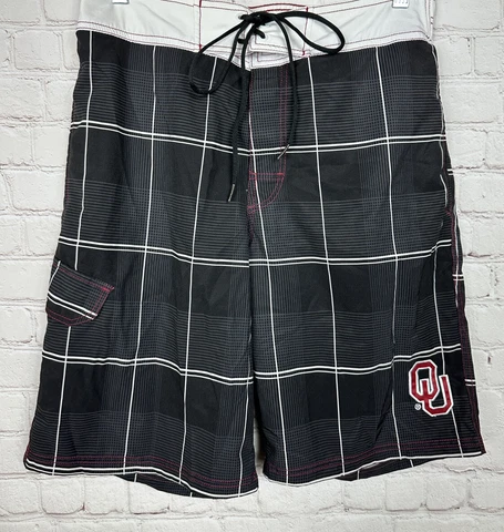 GIII Sports by Carl Banks men's Oklahoma Sooners OU swim trunks shorts, sz M Cover
