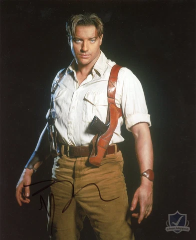 Brendan Fraser THE MUMMY RETURNS Signed 10x8 Photo OnlineCOA AFTAL Cover