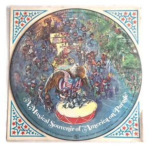 1975 Walt Disney A Musical Souvenir Of America On Parade LP Vinyl Picture Record - Picture 1 of 12