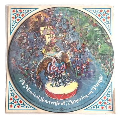 1975 Walt Disney A Musical Souvenir Of America On Parade LP Vinyl Picture Record - Image 1 of 4