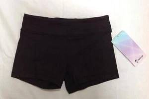 NWT Ivivva by lululemon Rhythmic Short black Athletic cheer tumbling dance 14 - Picture 1 of 3
