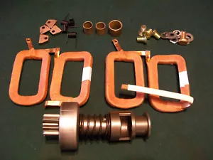 Kit de reparación y accionamiento de bobinas de campo de arranque Delco John Deere B 1942-51 1107942 6 voltios - Imagen 1 de 6