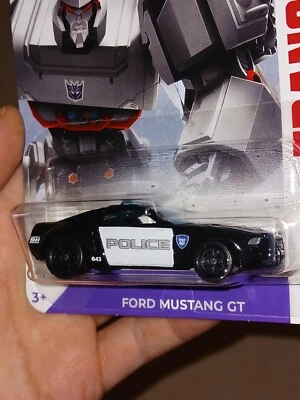 Hot Wheels Transformers Police Ford Mustang GT 3/5 Walmart Exclusive VHTF - Image 1 of 4