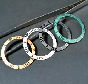 Nuevo Bisel Inserto Cerámico Para Reloj Seiko SKX031/033 Grabado Cerámica Repuesto - Imagen 1 de 9