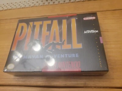 Pitfall: The Mayan Adventure (Super Nintendo Entertainment System, 1994) Sealed - Image 1 of 4