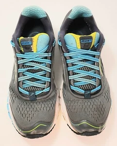 Brooks Ghost 9 Women's Size 9 M Gray Green Blue Running Shoes 1202251B092 - Picture 1 of 6
