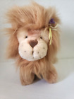 Gund Lion Heart Nose Flowers Stuffed Animal Plush 1990 Vintage 9" Tan Brown