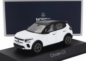 MODELLINO AUTO STATICO NOREV CITROEN C3 2024 POLAR BIANCO NERO SCALA 1:43 - Foto 1 di 6
