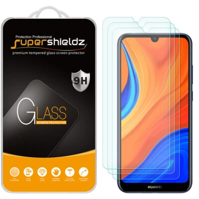 [3-Pack] Supershieldz Tempered Glass Screen Protector for Huawei Enjoy 9e - Image 1 of 4