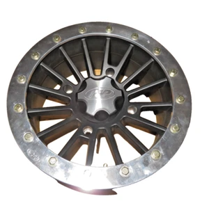 ITP SD Beadlock Machined/Matte Black ATV Wheel Front/Rear 14x7 4/137 (5+2) - Picture 1 of 7