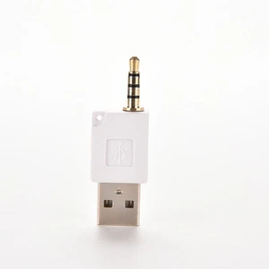 Unique 2X 3.5mm Male AUX Audio Plug Jack to USB 2.0 Male Converter AdaptersY-qk - Picture 1 of 6