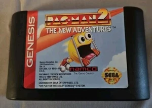 Pac-Man 2 The New Adventures Sega Genesis Authentic Cart Only - Picture 1 of 3