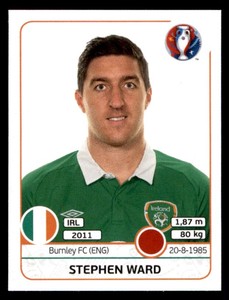 Panini UEFA Euro France 2016 - Stephen Ward Republic of Ireland No. 523
